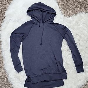 Aerie Navy Tunic Hoodie